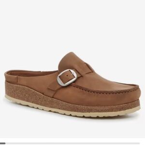 Birkenstock Buckley Clog cognac - Women's sz 39 narrow fit $160